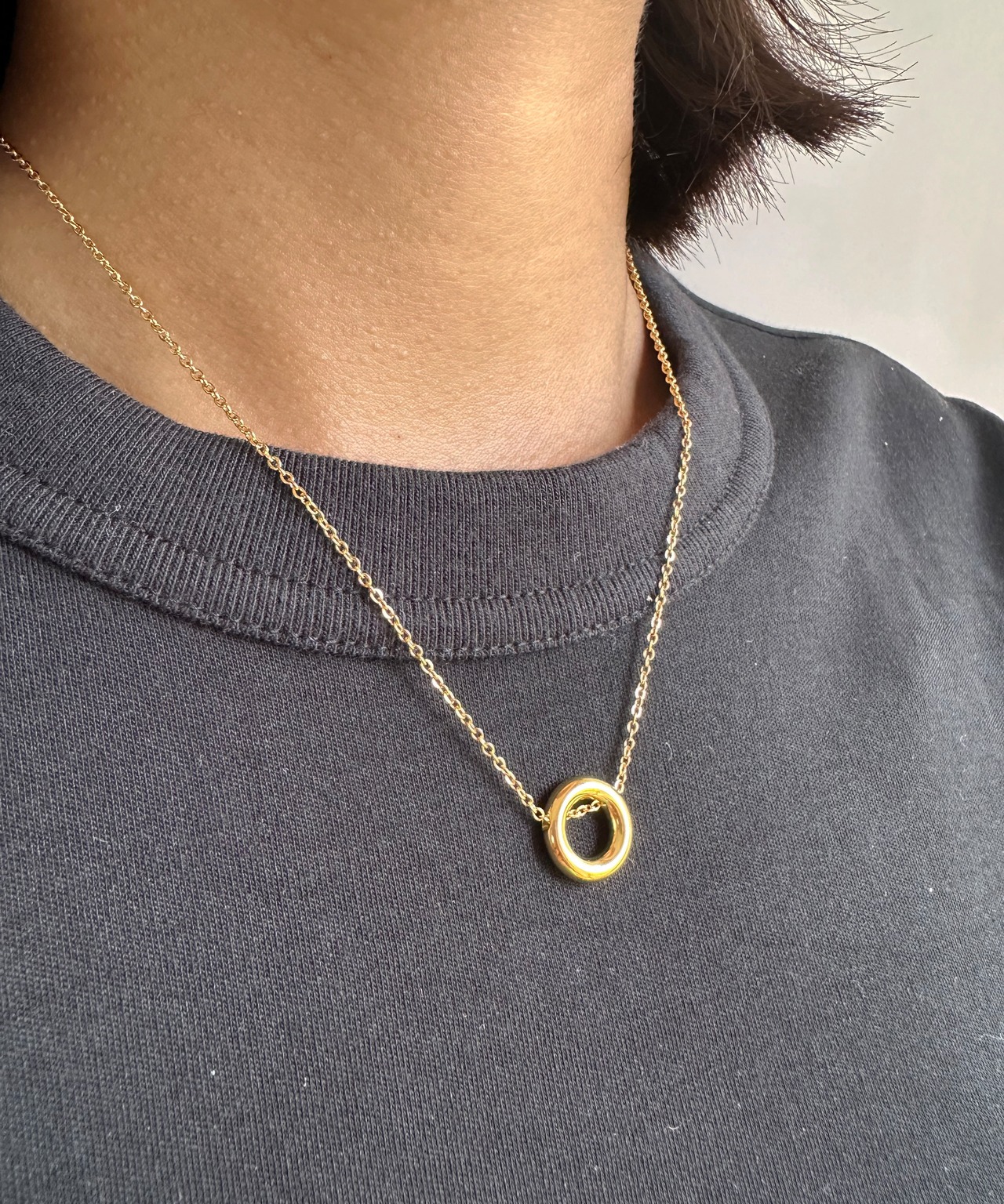 サークルモチーフネックレス/019173