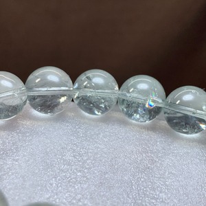 1.グリーンアメジスト・プラシオライト ブレスレット