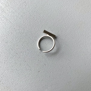 【_Fot】line ear cuff S 10mm _square_silver/1205as
