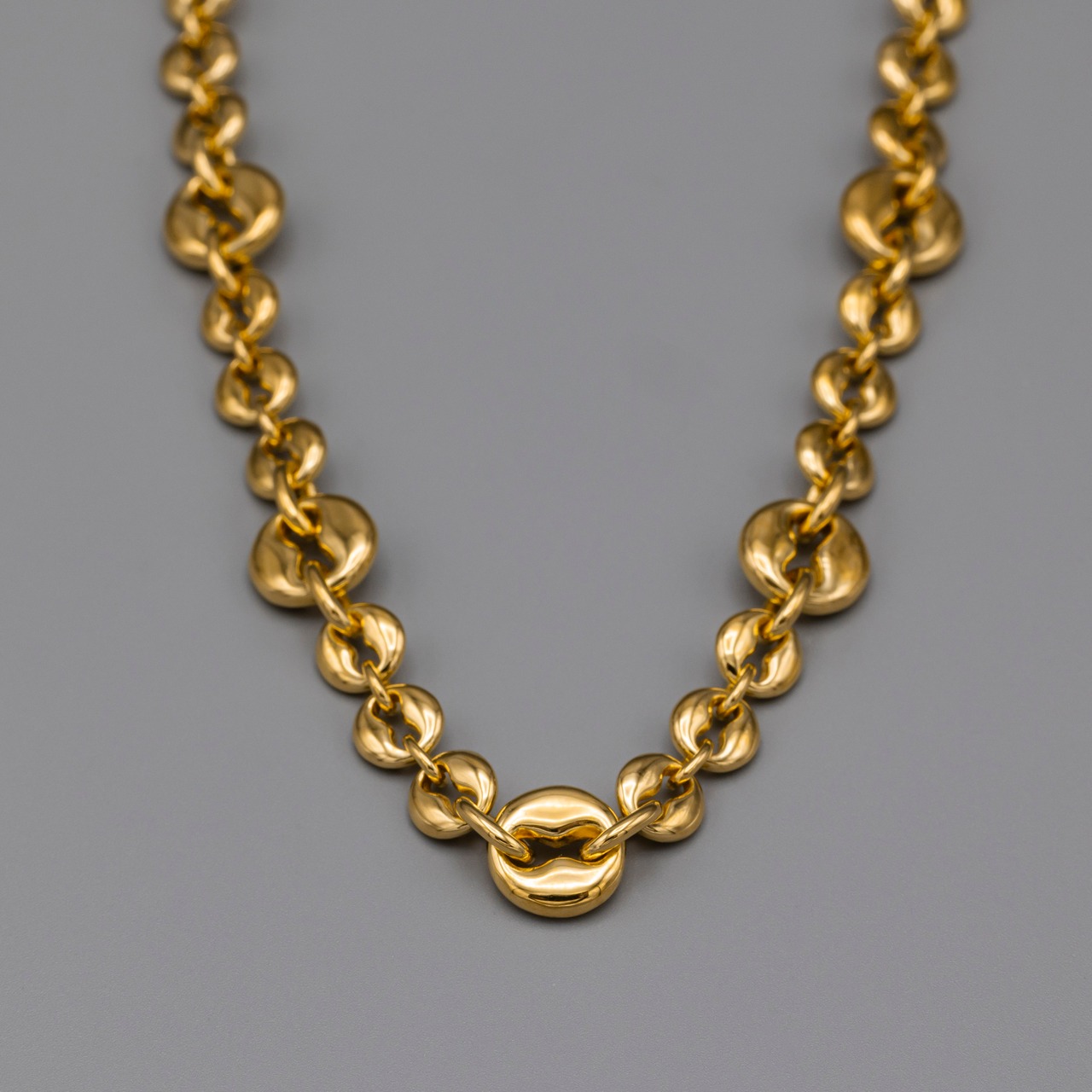 8hole necklace Gold