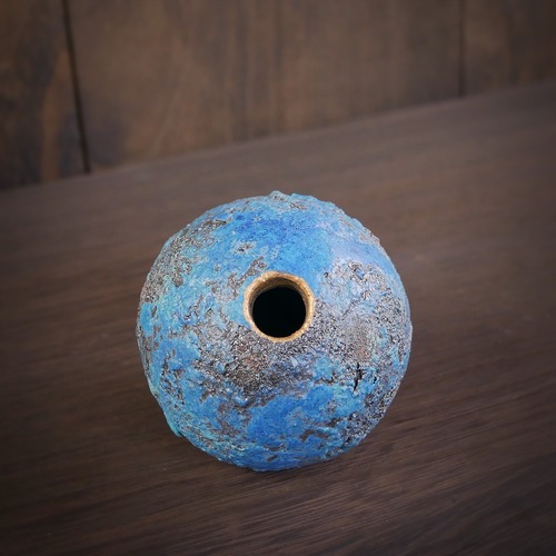 惑星の花入れ no.2 mixed blue