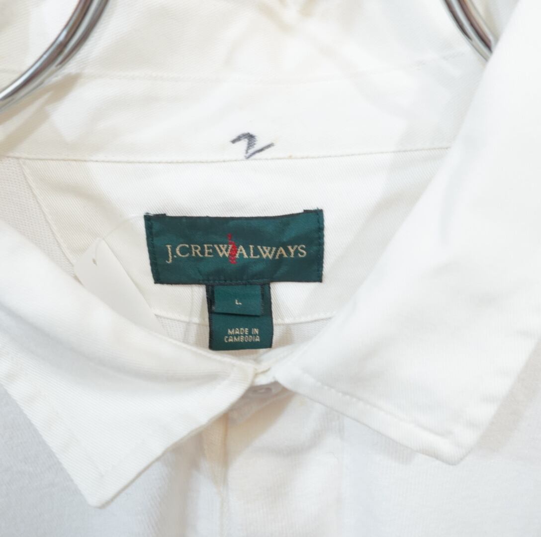 J.CREW always 長袖 ラガーシャツ L/ジェイクルー jcrew | 古着屋youth