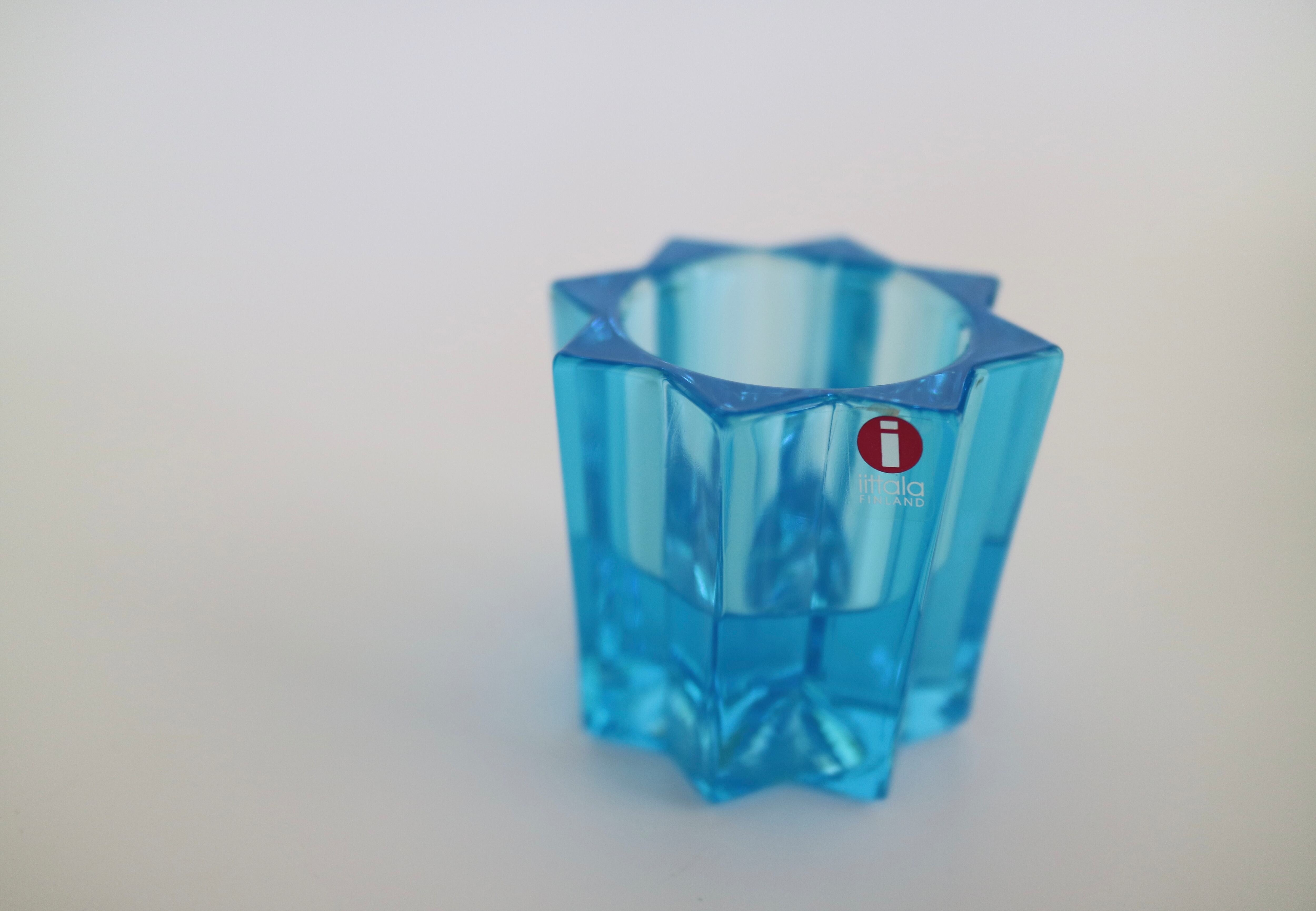Iittala イッタラ / Tahti タハティ / キャンドルホルダー 水色 No