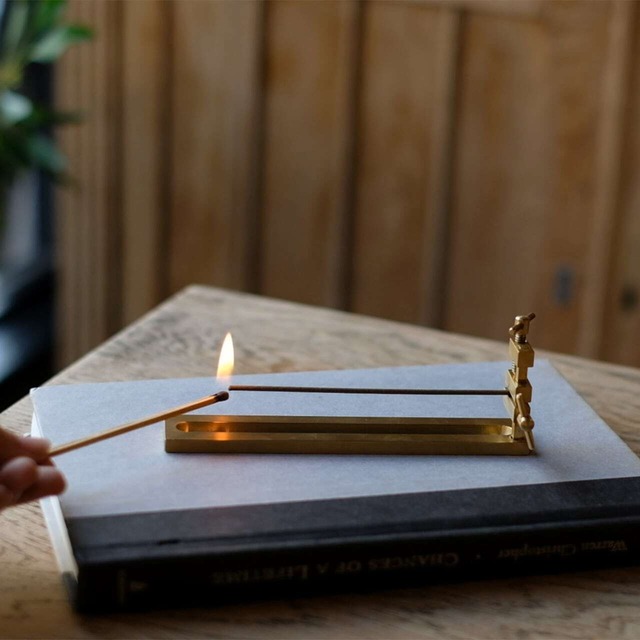 《真鍮のインセンスホルダー》BRANCH INCENSE HOLDER [FLOCCUS / S]｜WEST VILLAGE TOKYO
