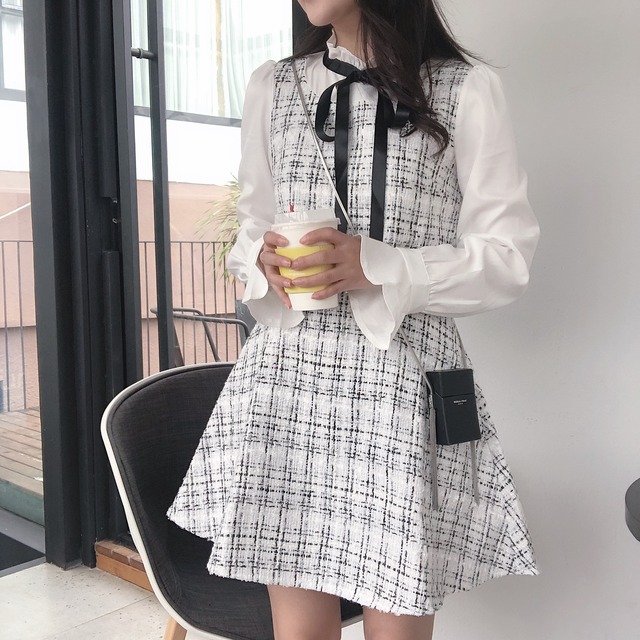 ボウタイ付き ツイードワンピース ワンピース スカート フォーマル 長袖 膝丈 フリル袖 ミドルスカート Aライン ウエスト切り替え フリル袖 秋 レディース 女性 代 30代 きれいめ 可愛い 上品 エレガント きれいめ ガーリー フェミニン レイヤード風 2xl トレンド 人気 ボウタイ付き ツイードワンピース ワンピース スカート フォーマル 長袖 膝丈 フリル袖 ミドルスカート Aライン ウエスト切り替え フリル袖 秋 レディース 女性 代 30代 きれいめ 可愛い 上品 エレガント きれいめ ガーリー フェミニン レイヤード風 2xl トレンド 人気