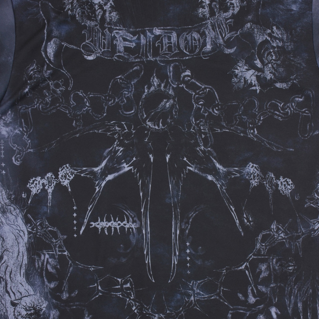 【WE11DONE】BLACK TATTOO PRINTED T-SHIRT - 4