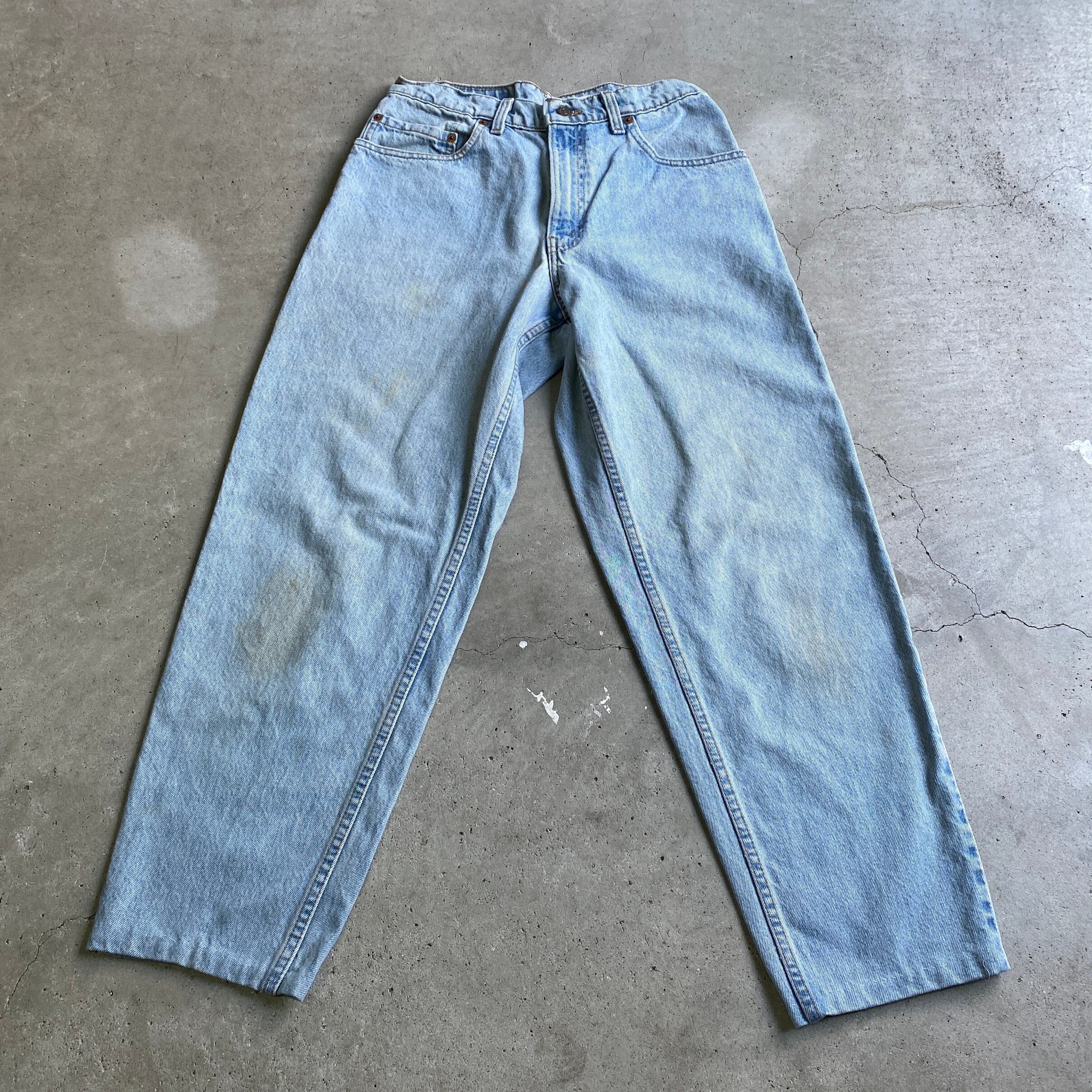 Usa製 90年代 Levi S リーバイス 560 テーパードデニムパンツ ワイド バギーデニムパンツ メンズw31 古着 Loose Fit 90s ヴィンテージ ビンテージ デニムパンツ Cave 古着屋 公式 古着通販サイト