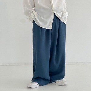 wide drape pants（ワイドドレープパンツ）-b892