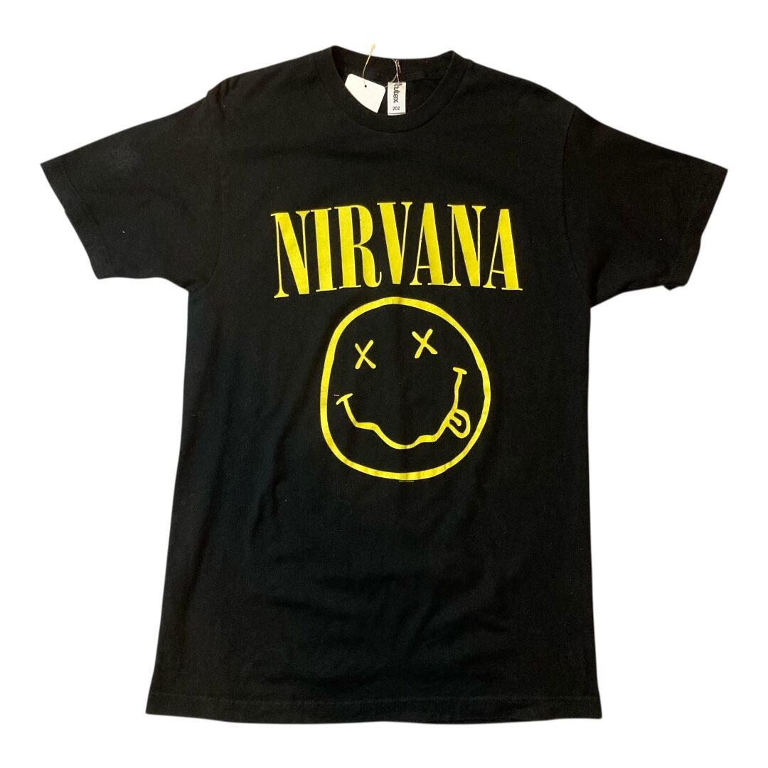 NIRVANA バンドTシャツ E973】nirvana smile T-SH size M / ニルヴァーナ スマイル バンドT