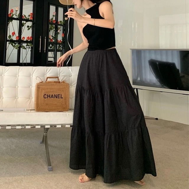 jacquard wide pants　10224