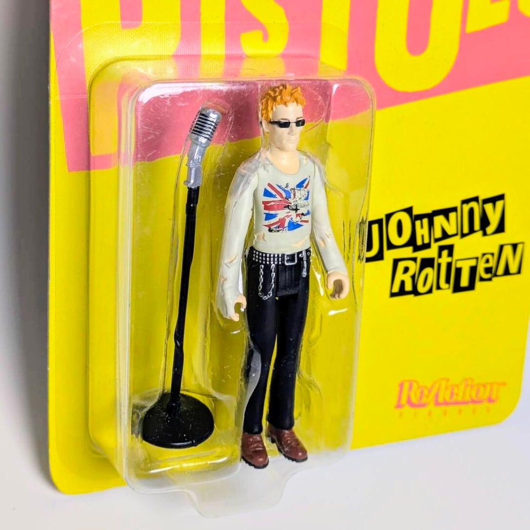 リ・アクションフィギュア【 SEX PISTOLS（セックス・ピストルズ）ジョニー・ロットン】スーパー7〚アメリカン雑貨 アメトイ〛