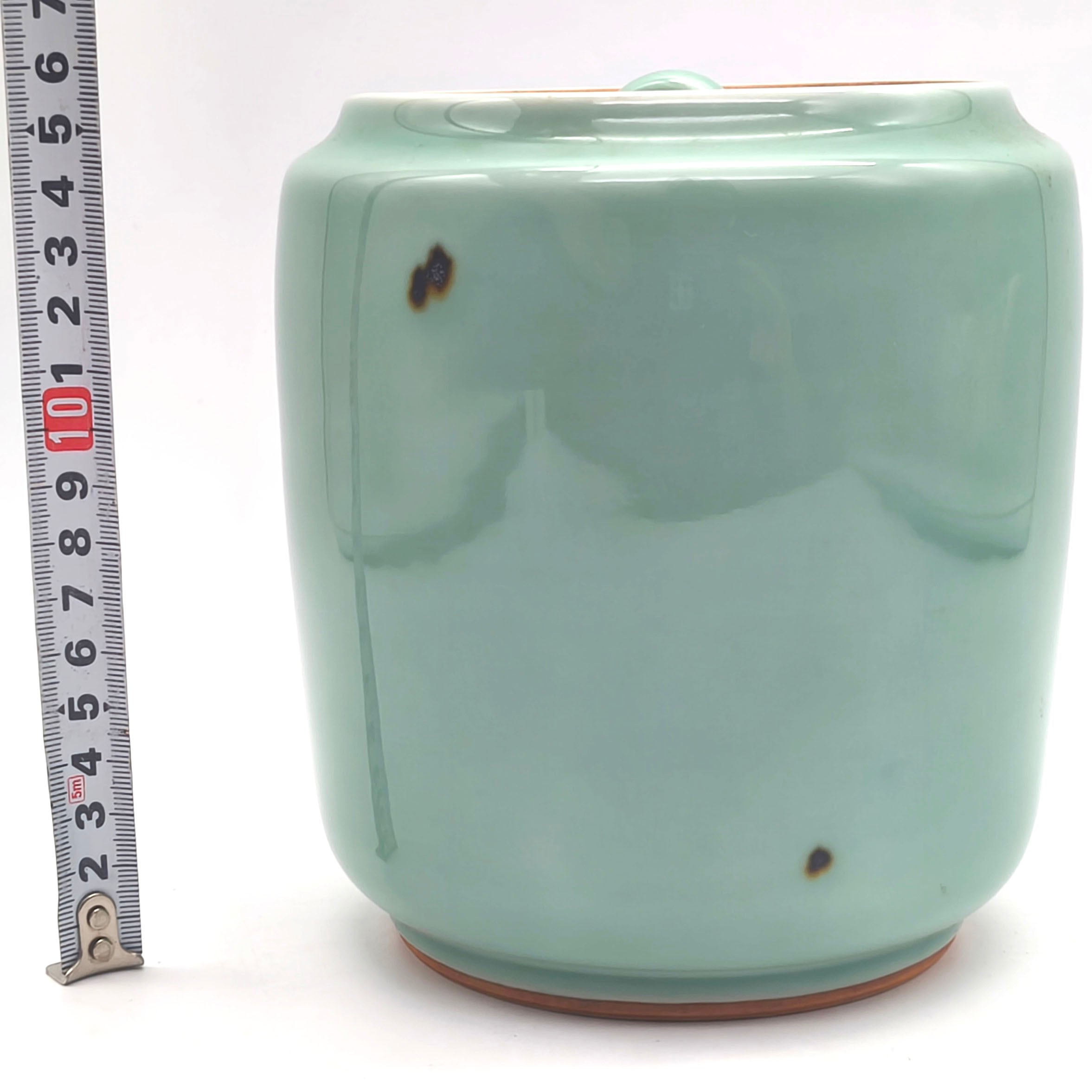 水指・青磁・飛青磁・茶道具・No.260623-20・梱包サイズ60