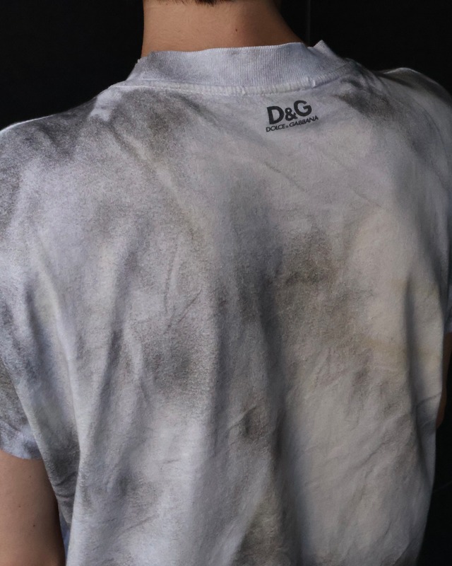 【Dolce&Gabbana】graphic design fade T shirt