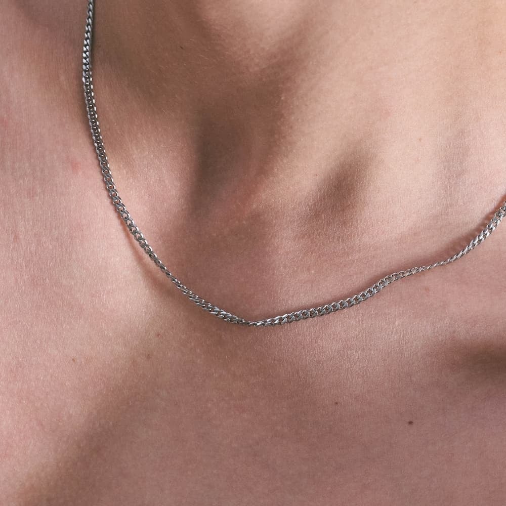 k*6様 silver トップ cuban link necklace（silver）#n6 | garcia