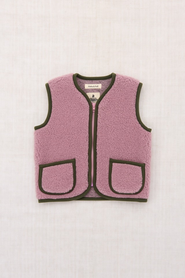 〈 Misha&Puff 26AW 〉 PEPITKO VEST / VENETIAN PINK