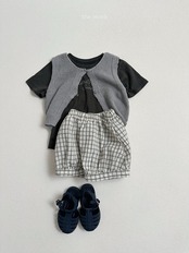 【取寄/韓国直送】minirobe 26/SM 縦ラインブルマ｜夏服｜韓国子供服