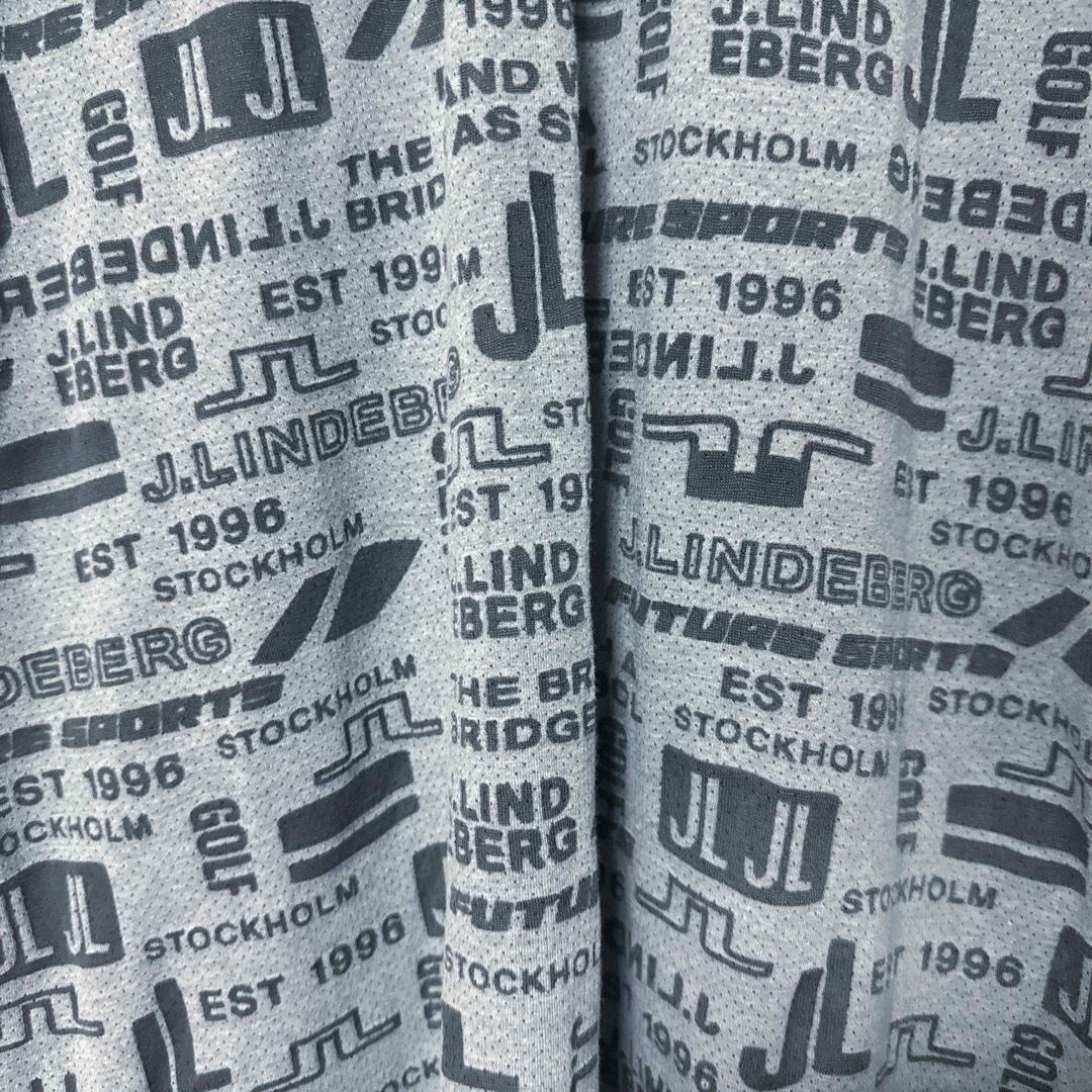 メンズ】J.LINDEBERG ジェイリンドバーグ 総柄 デザイン ポロシャツ
