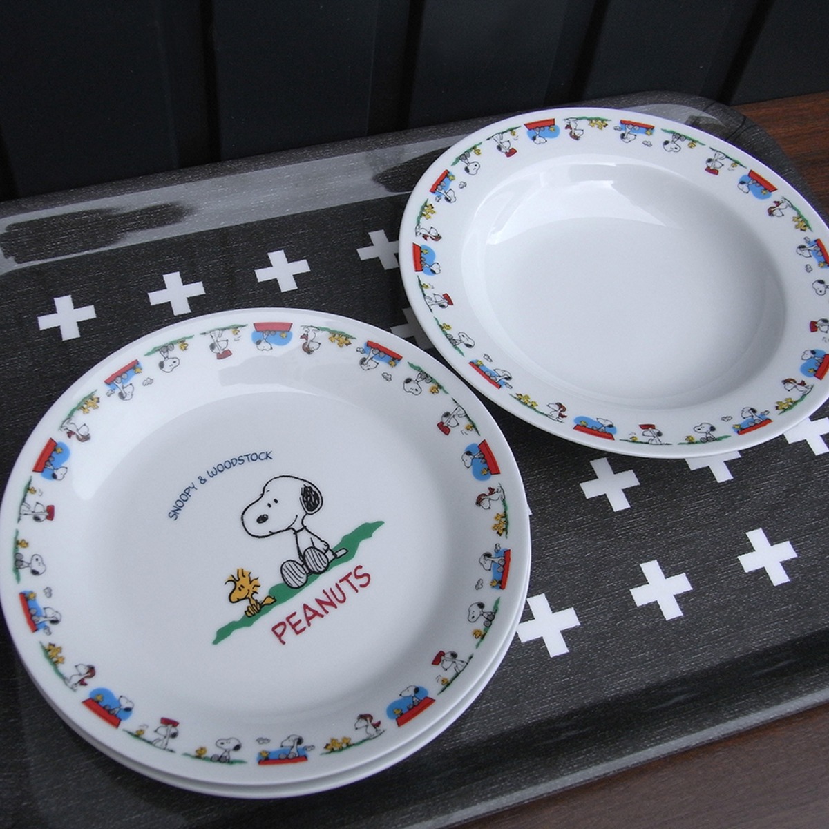 tableware66］スヌーピーのお皿2枚&スープ皿1枚セット | 古着 