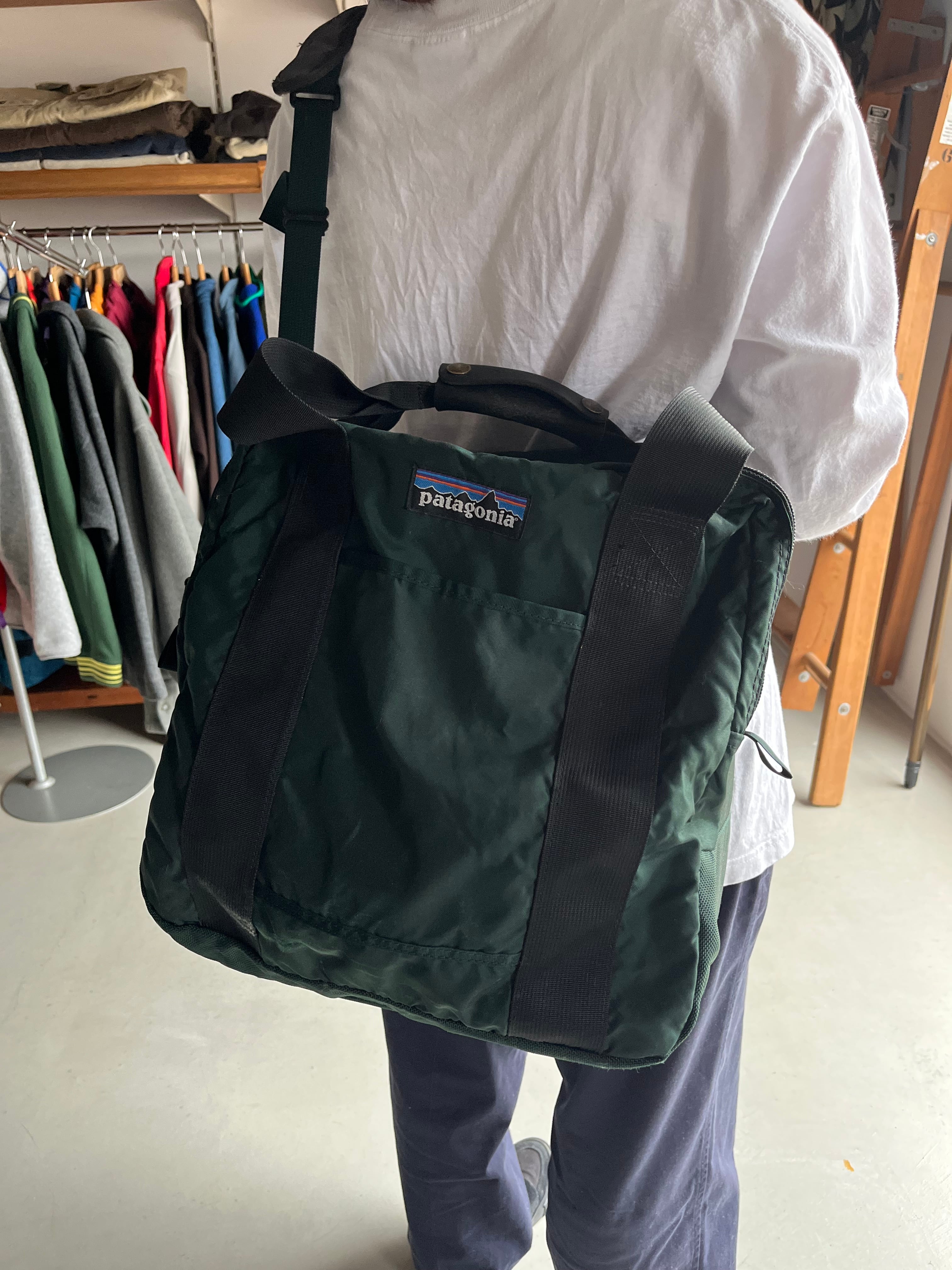 グリーン：90s patagonia パタゴニア ツール ギア ショルダー バッグ