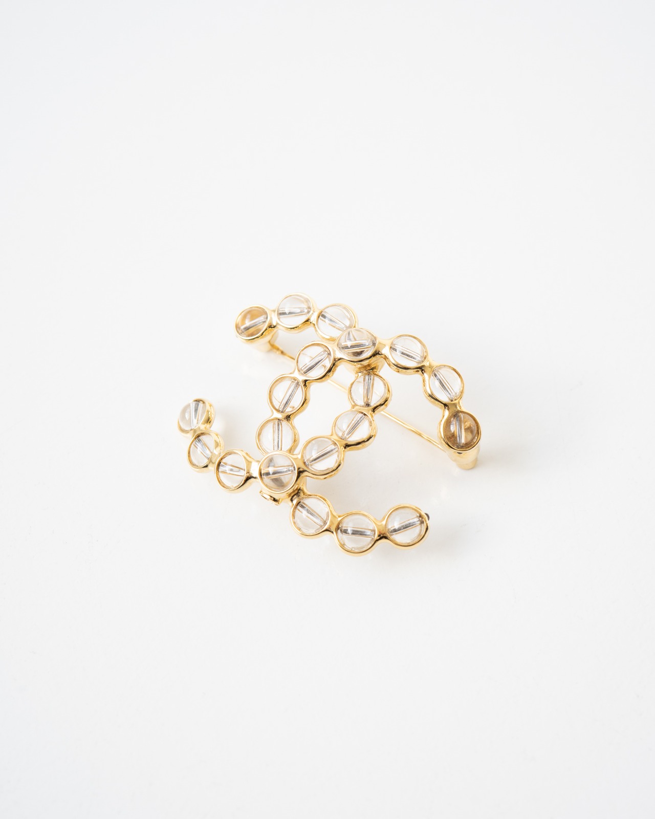 〈CHANEL〉Beads CC Mark Brooch 2024SS