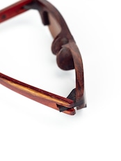 木彫りメガネ-ボストンハーフ-