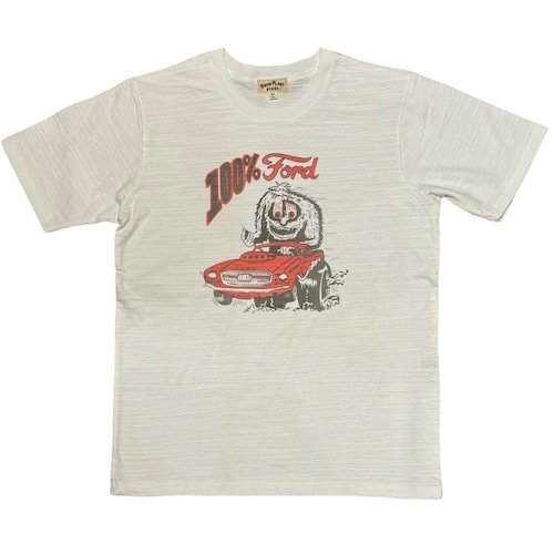 SNOW PLANT VINTAGE GRAPHIC TEE “100% Ford"