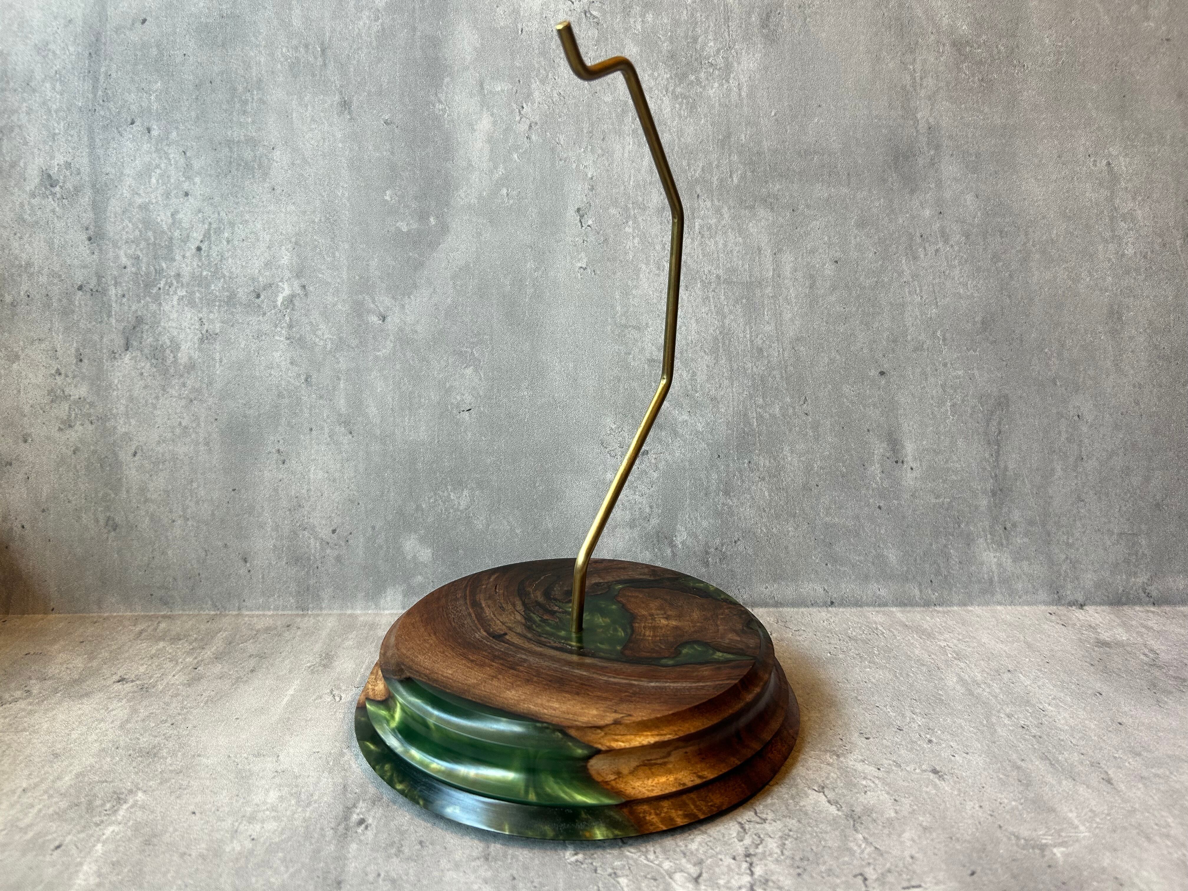 BASE WOOD DESIGN OD缶 ランタン 台座 花台 ポプラ×レジン⑥ BASE WOOD DESIGN OD缶 ランタン 台座 花台 ポプラ×レジン⑥ BASE WOOD