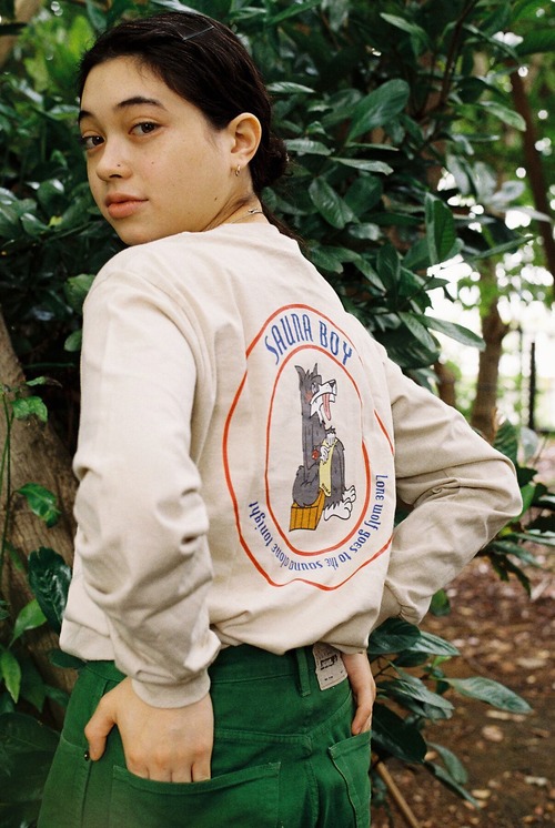 サウナオオカミロングスリーブTシャツ