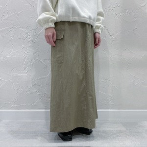 cafune nylon cargo  skirt