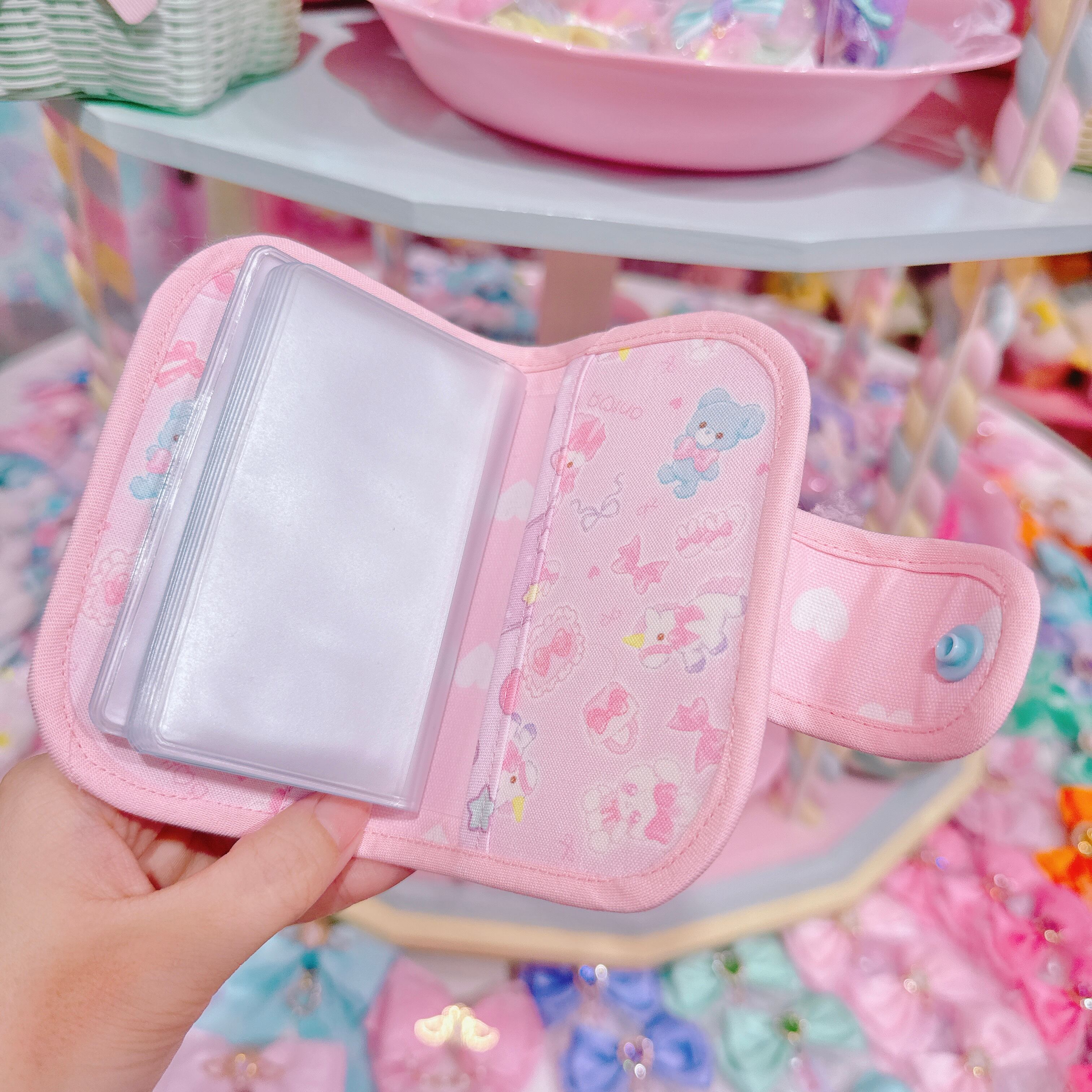 【J5】38-2バッグチャーム付きカードケース