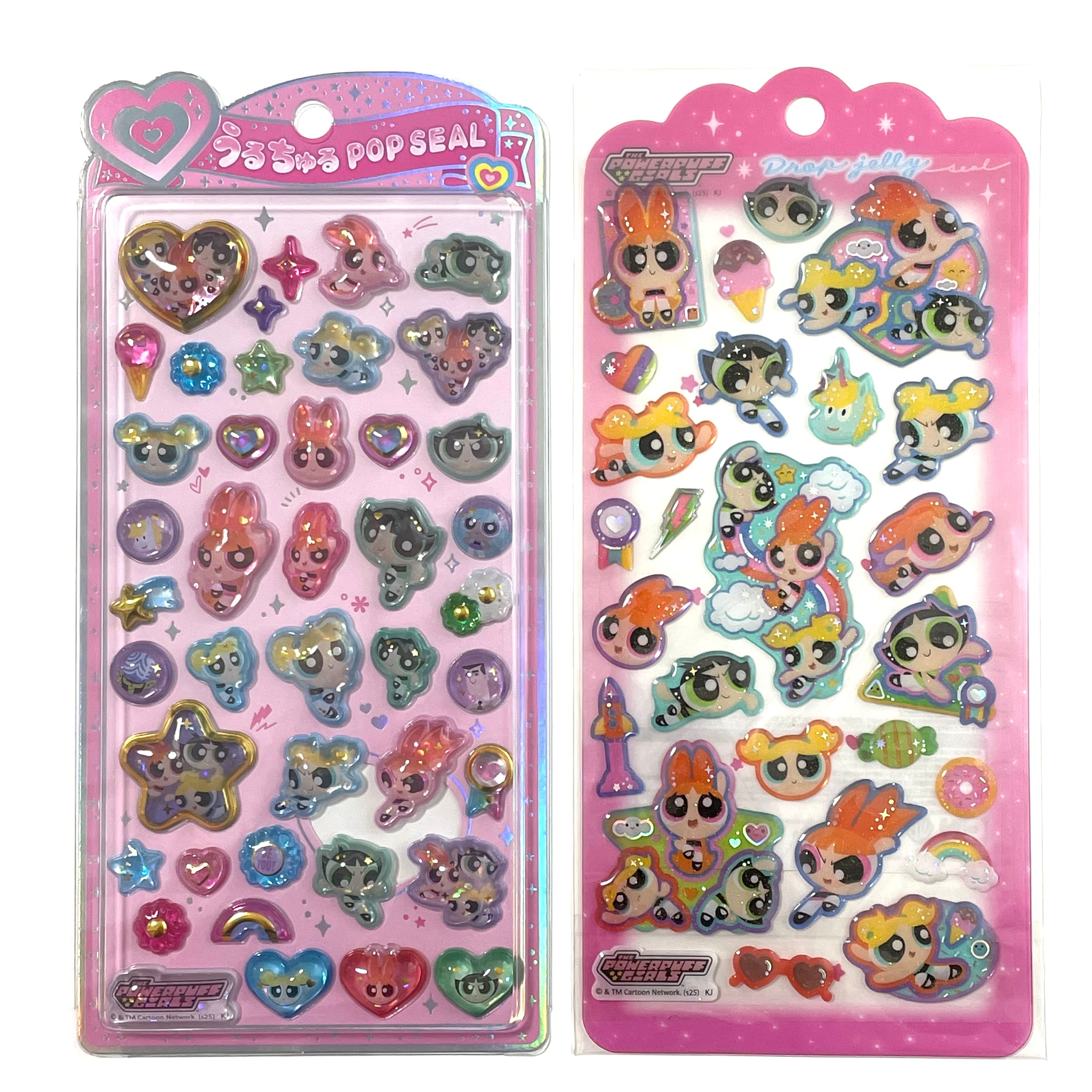 パワーパフガールズ うるちゅるポップシール&ドロップジェリーシール