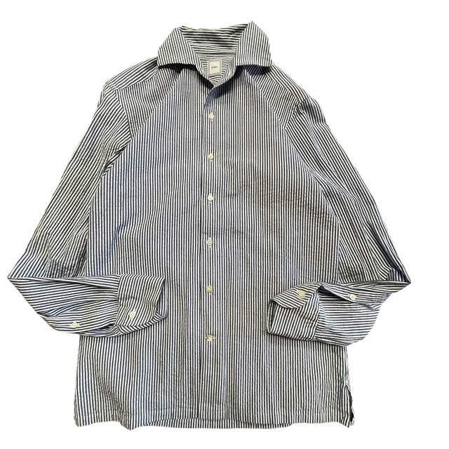 【SHIPS/シップス】ストライプシャツ★大人カジュアル 綿100% Mサイズ