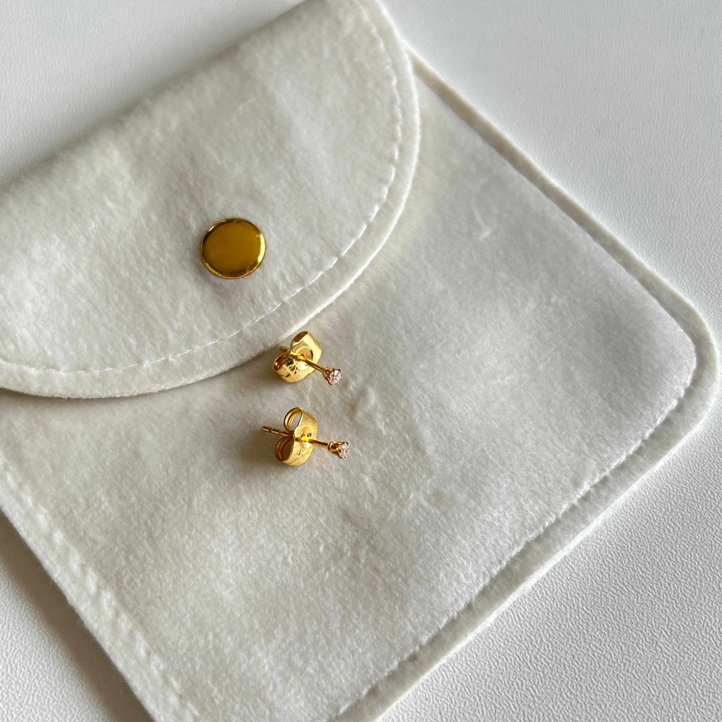 CINECE ピアスキャッチ ゴールドハート形 24個 12ペア