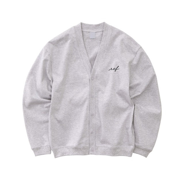 “Wave Logo” Light Cardigan (GY)