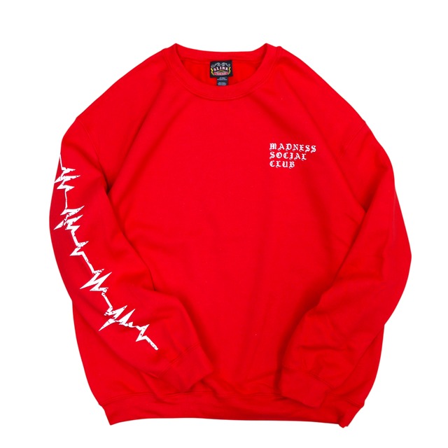 SLINK(スリンク) "MADNESS SOCIAL CLUB Logo Crew Sweat"(BLK)