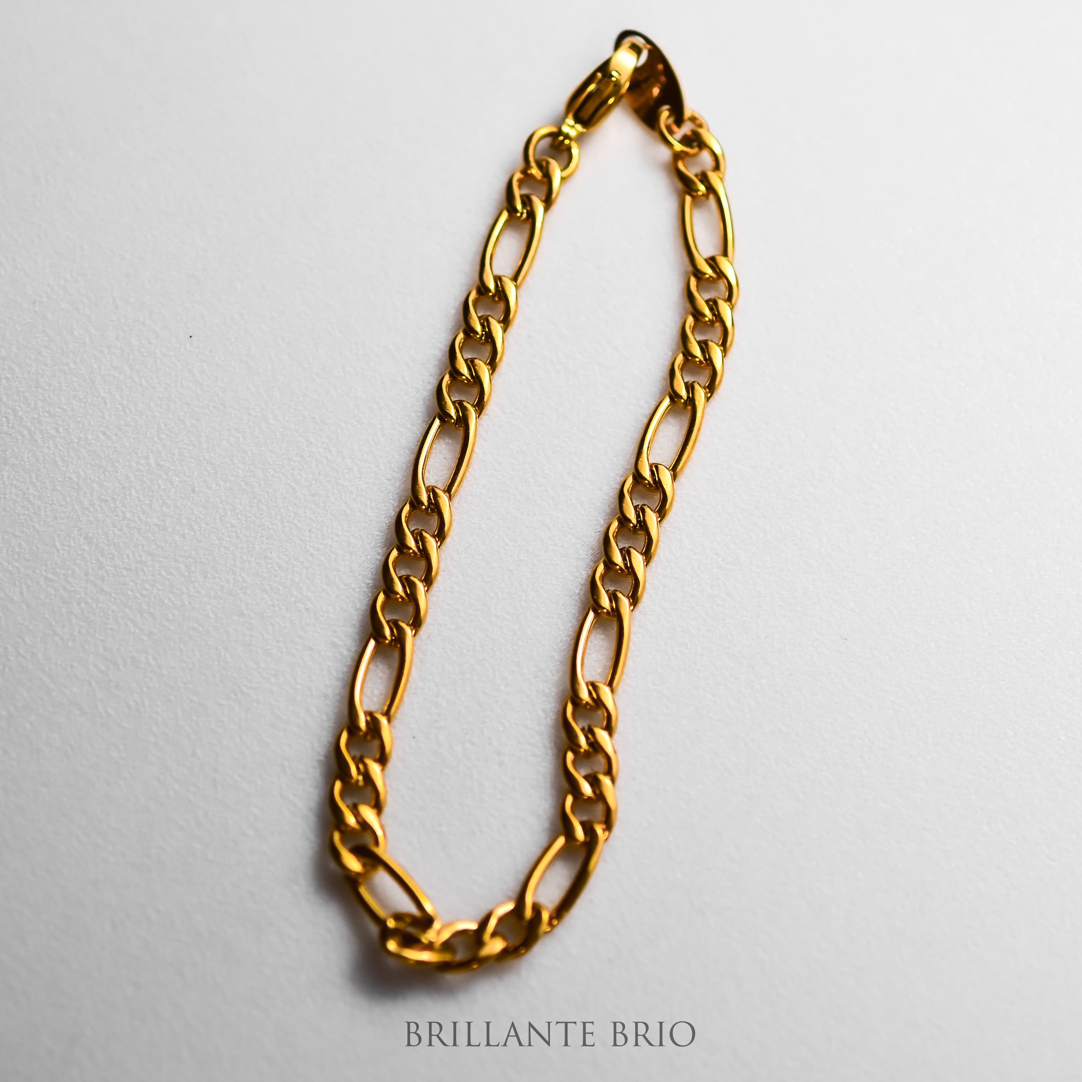 フィガロチェーンブレスレット《4.7mm》 | BRILLANTE BRIO