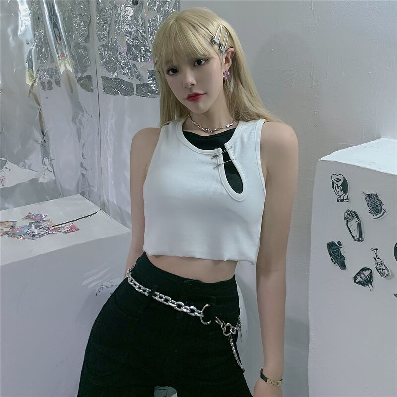 スタイルカジュアルトップス サマーノースリーブ 夏物 ケッペル82448349041