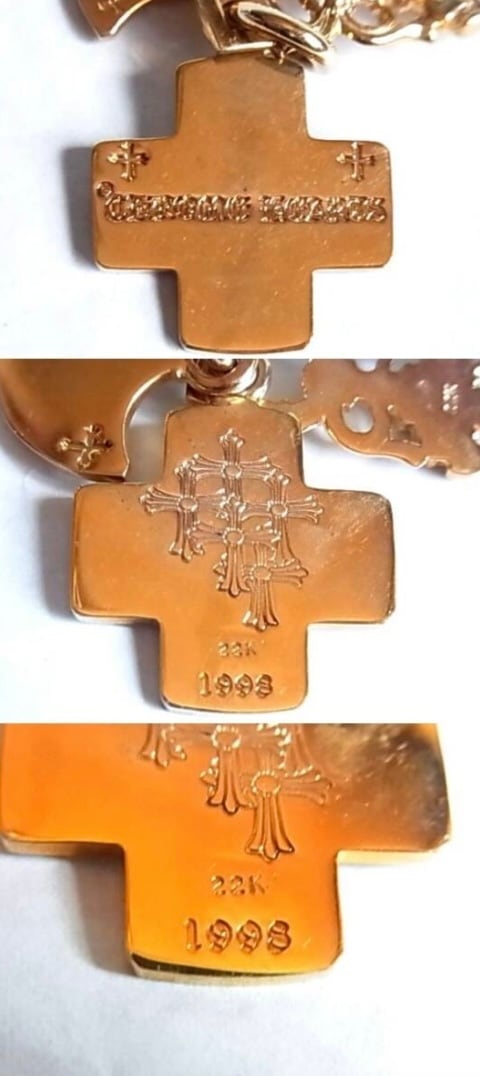 Chrome Hearts クロムハーツ 22k 3トリンケッツ ペンダント 22K Chrome Hearts クロムハーツ 22k 3トリンケッツ ペンダント 22K