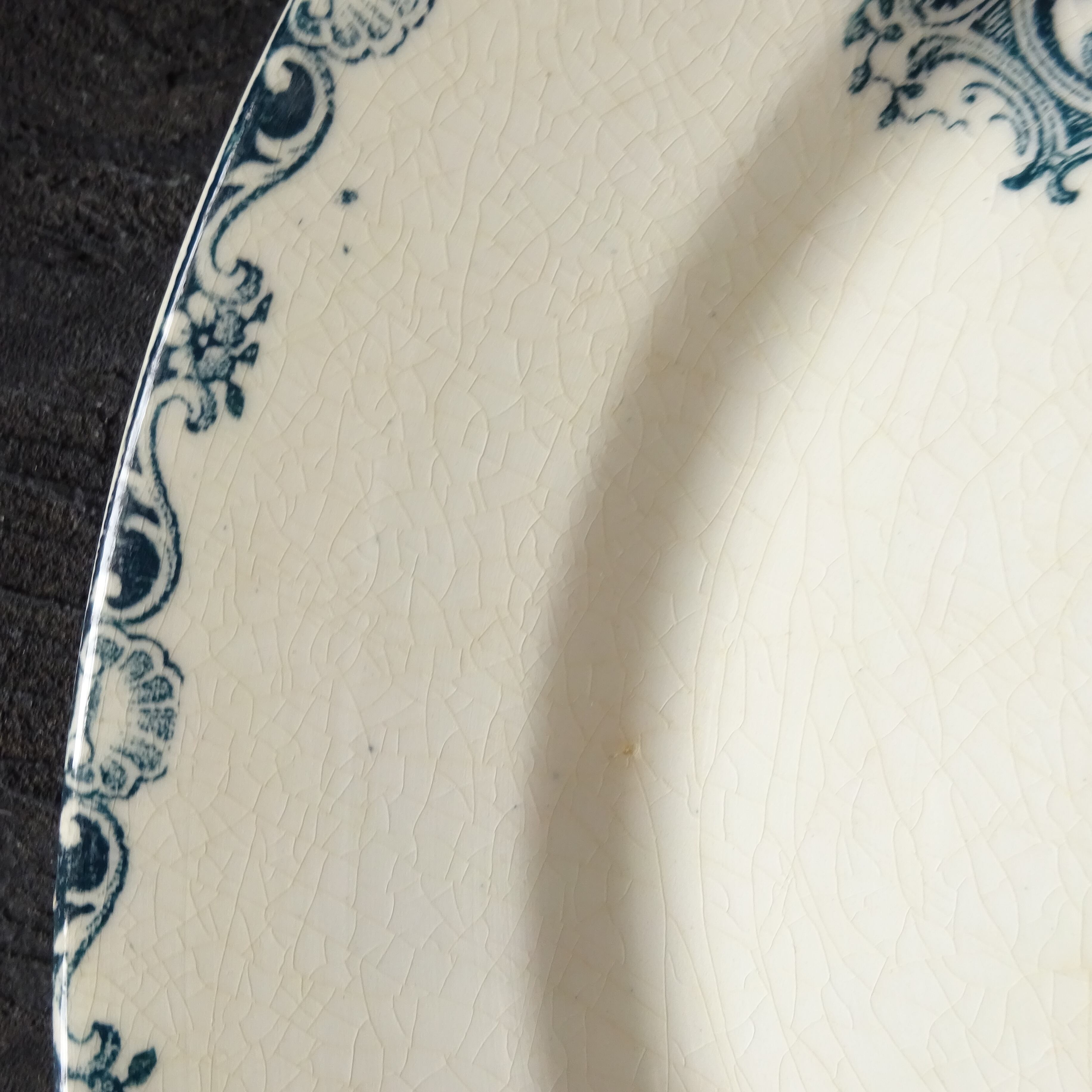【 Épuisé 】☆TERRE DE FER Cleirefontaine modèle CHATEAUX 《CHATEAU DE RAMBOUILLET》 assiette plate
