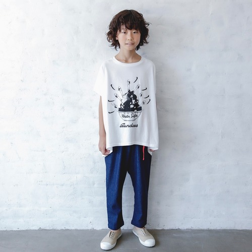 《michirico 2024SS》Sundaes big T / white / L・XL・XXL