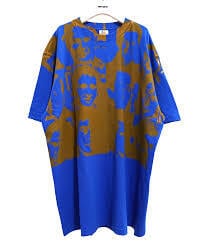 NONTOKYO PRINT RIB HALF SLEEVE C/S (ROSE) NON-23S-0327 NONTOKYO PRINT RIB HALF SLEEVE C/S (ROSE) NON-23S-0327