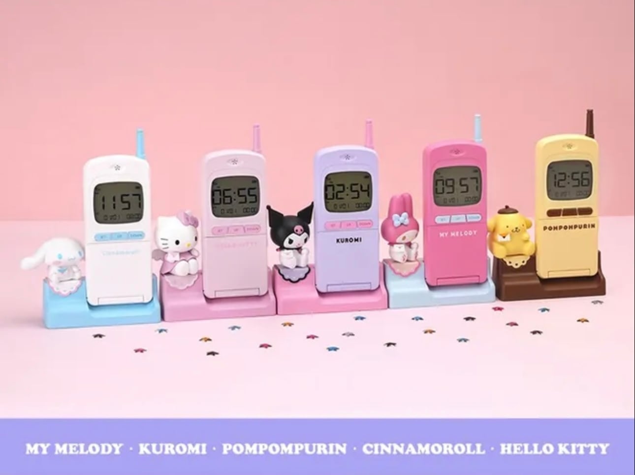 【韓国限定 公式】sanrio retro table clock 5types / サンリオ レトロ テーブルクロック マイメロディー クロミ  卓上時計 | tokki maeul (トッキマウル) / 韓国雑貨通販サイト