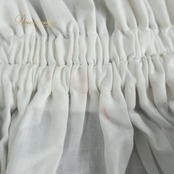 フラダンス 衣装ツーピース セットアップ 上下セット ホワイト系 レフア柄 白 トップス ブラウス パウスカート スカート 爽やか ハワイアン アロハ 華やか ハワイアンプリント