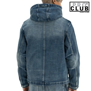 PRO CLUB Denim Zip Foodie Dark Wash