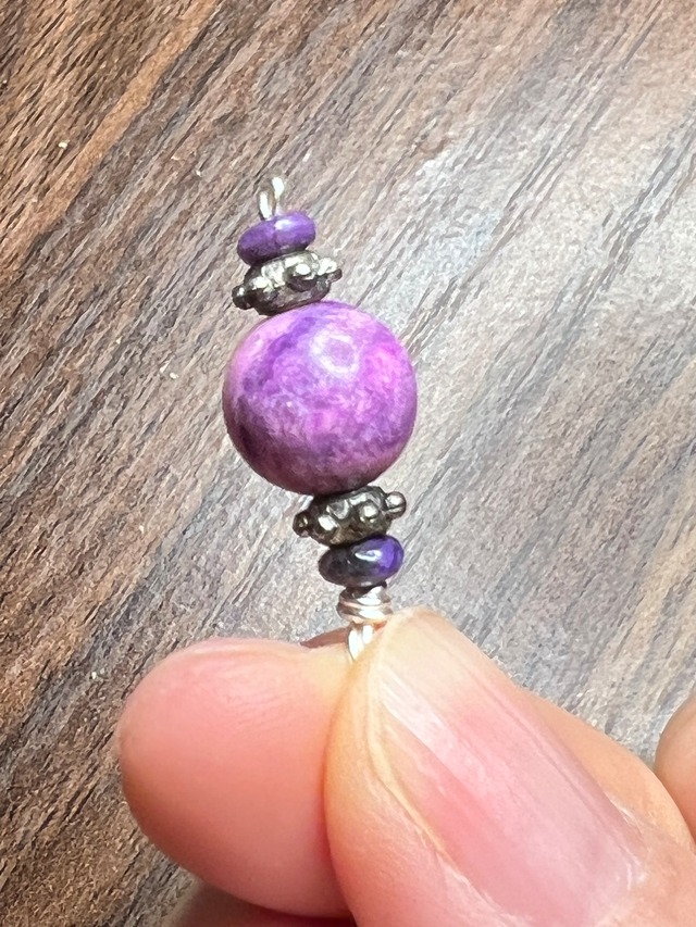 体からの警報【アウトレット】スギライト 一粒ペンダント