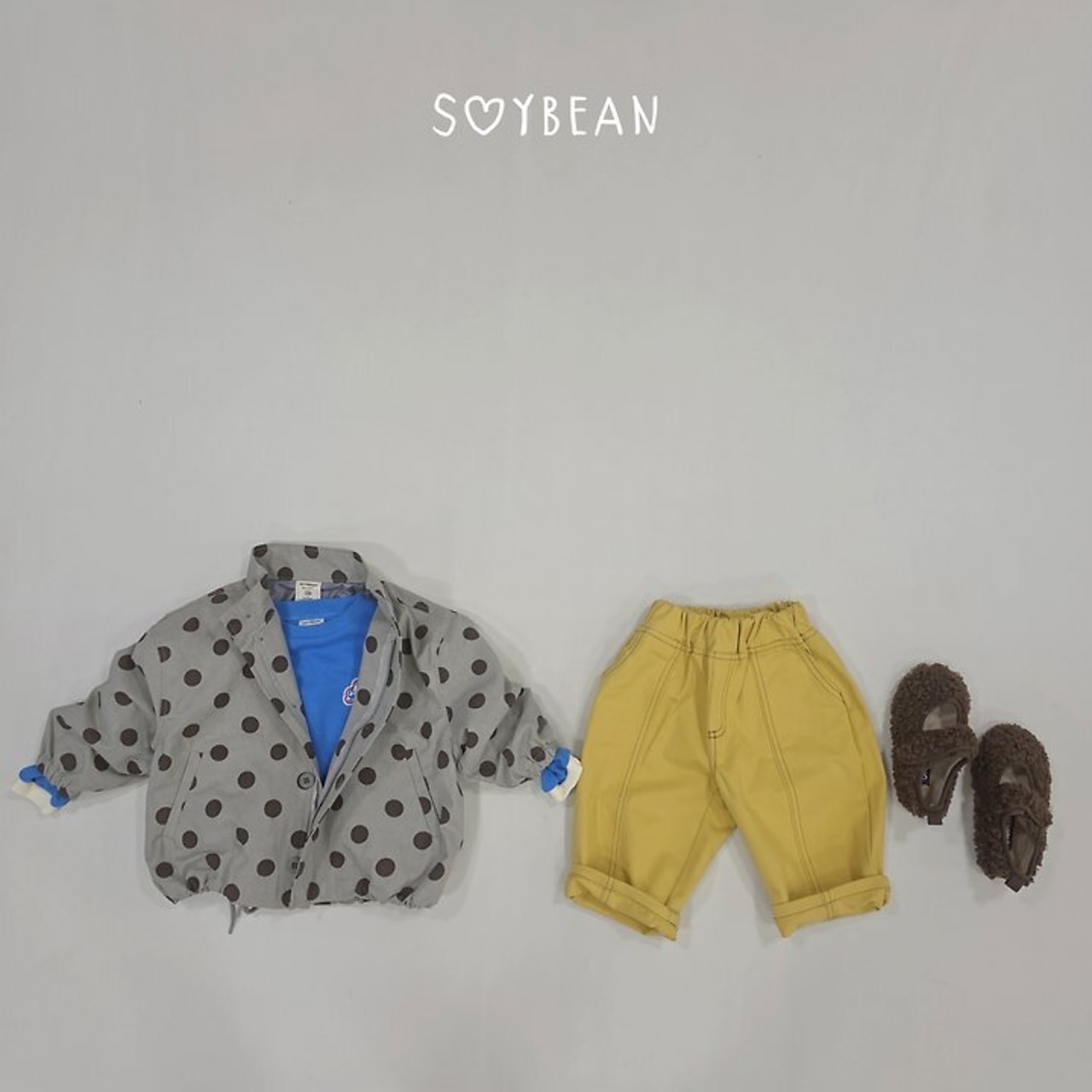 【取寄】SOYBEAN ルーズフィットドットジャケット｜秋服｜韓国子供服｜ 26/AT