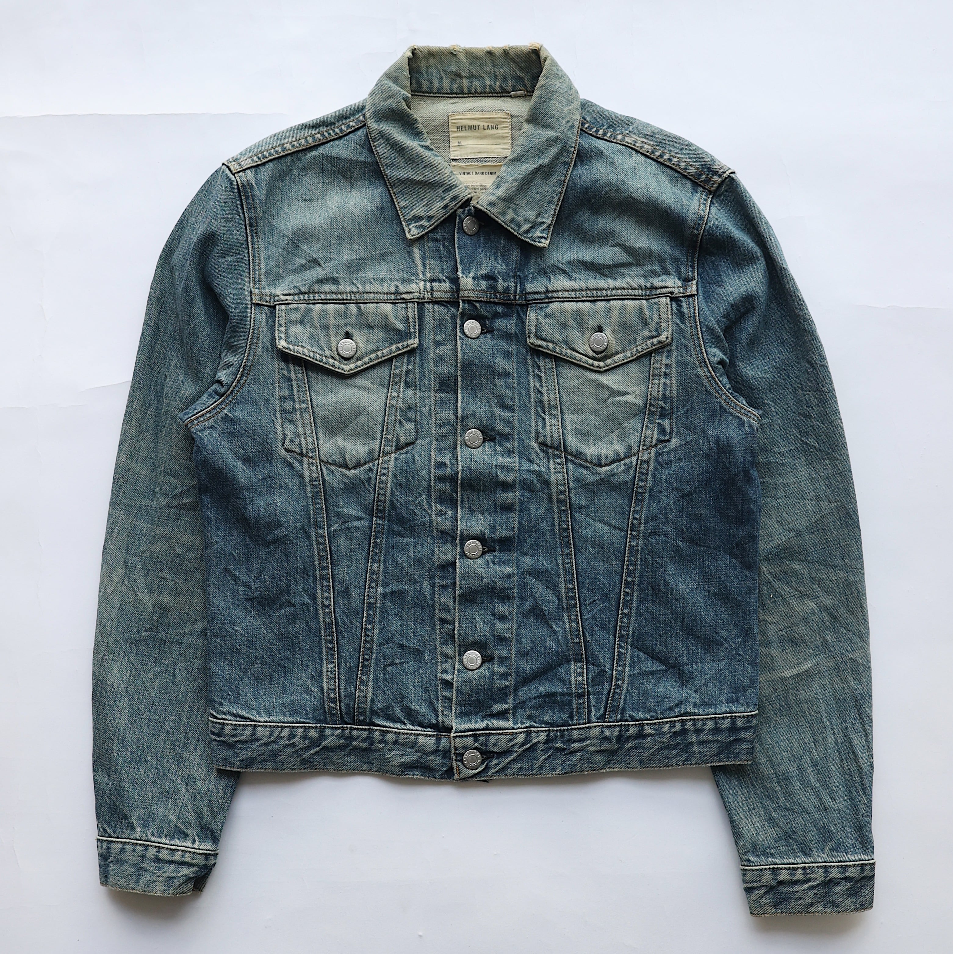 90S HELMUT LANG VINTAGE DARK DENIM JACKET