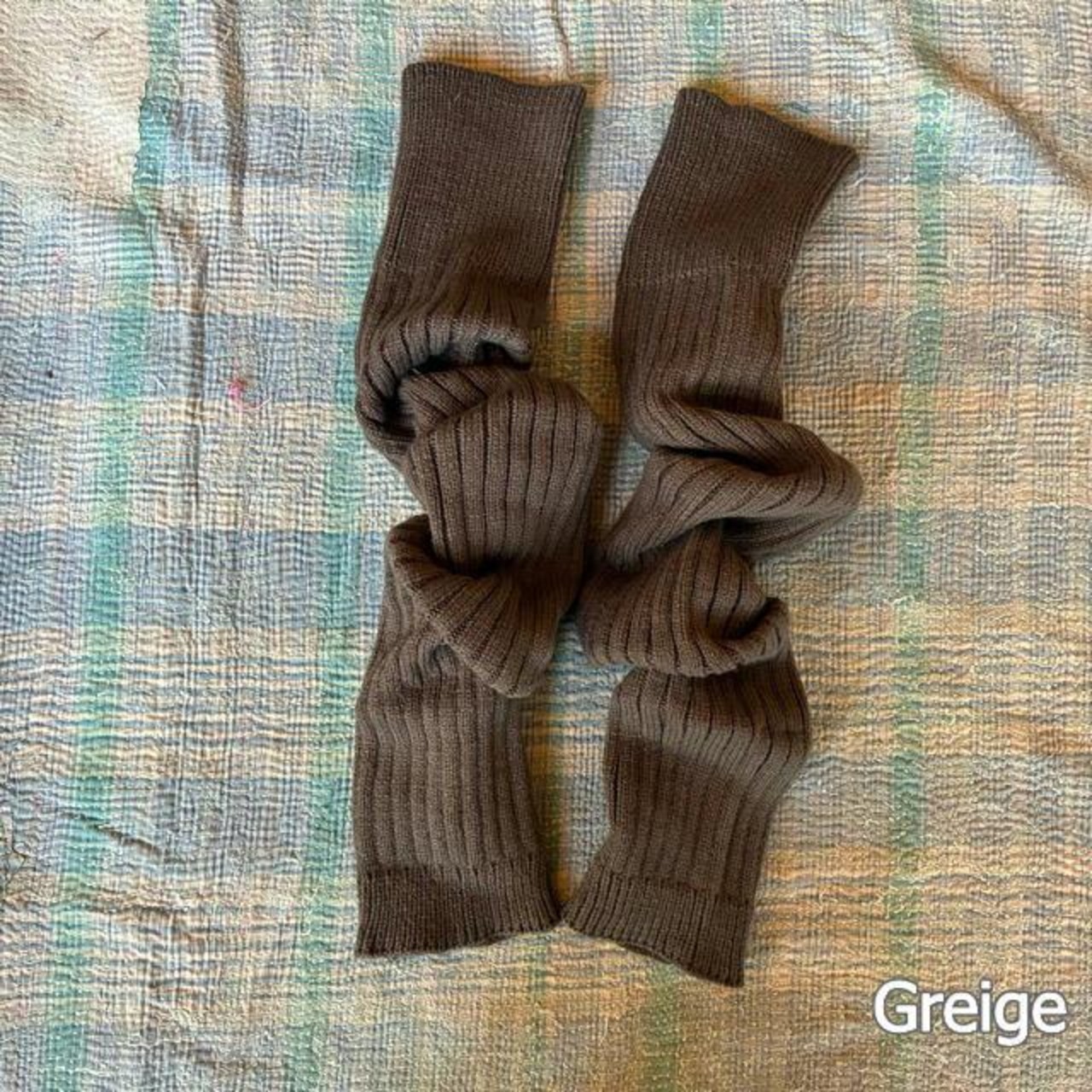 TOPANGA SOCKS Ladies' Rib Knit Long Leg Warmers (4 colors) Available in Gray, Greige, Brown, and Black