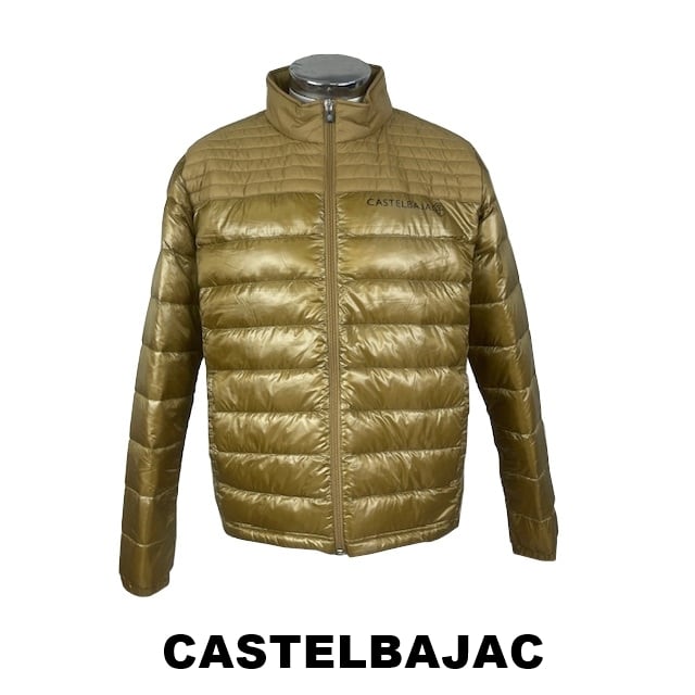 新品 カステルバジャック ハーフジップ セーター L 星柄 ベージュ