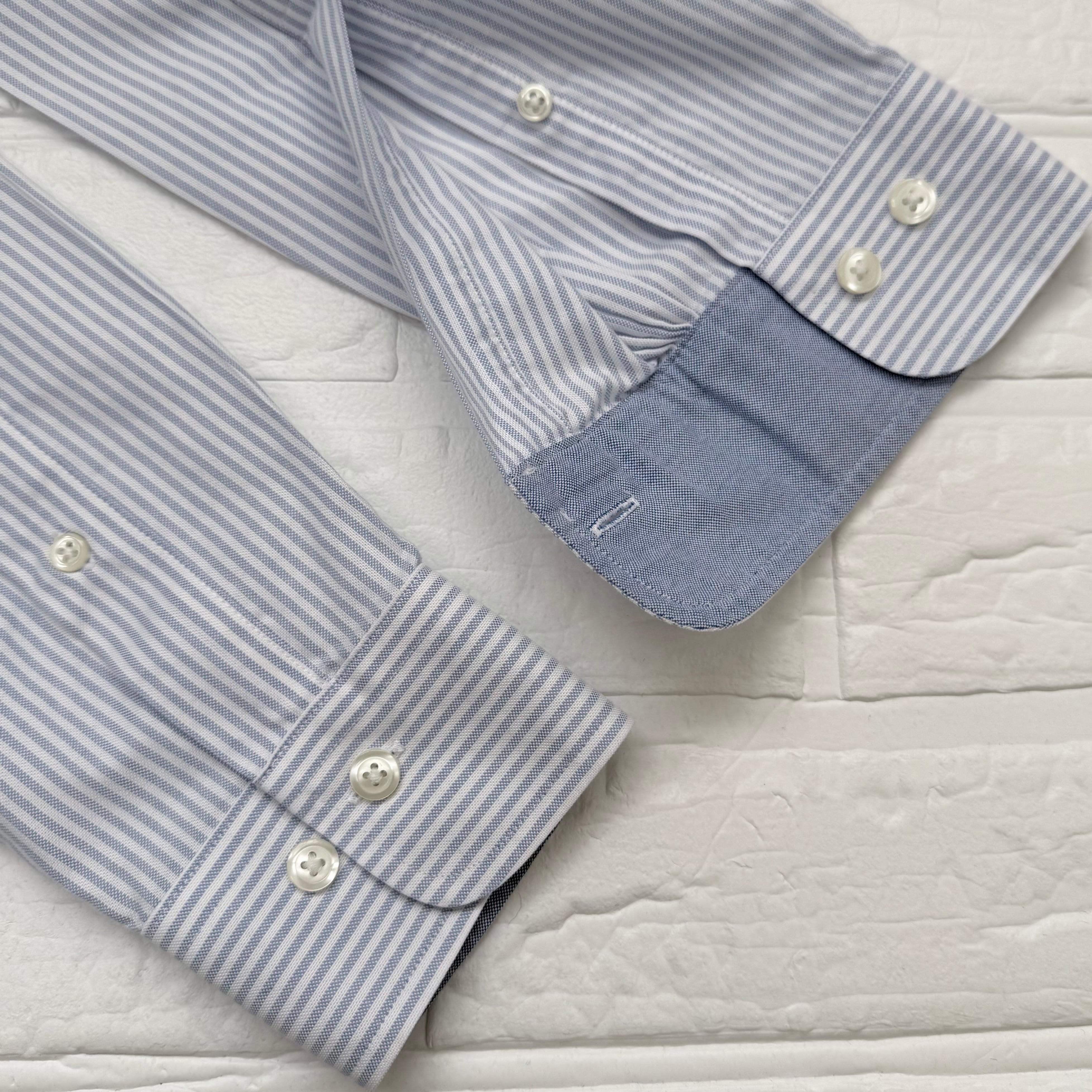 Brooks Brothers キャンディストライプ オックスフォードボタンダウン